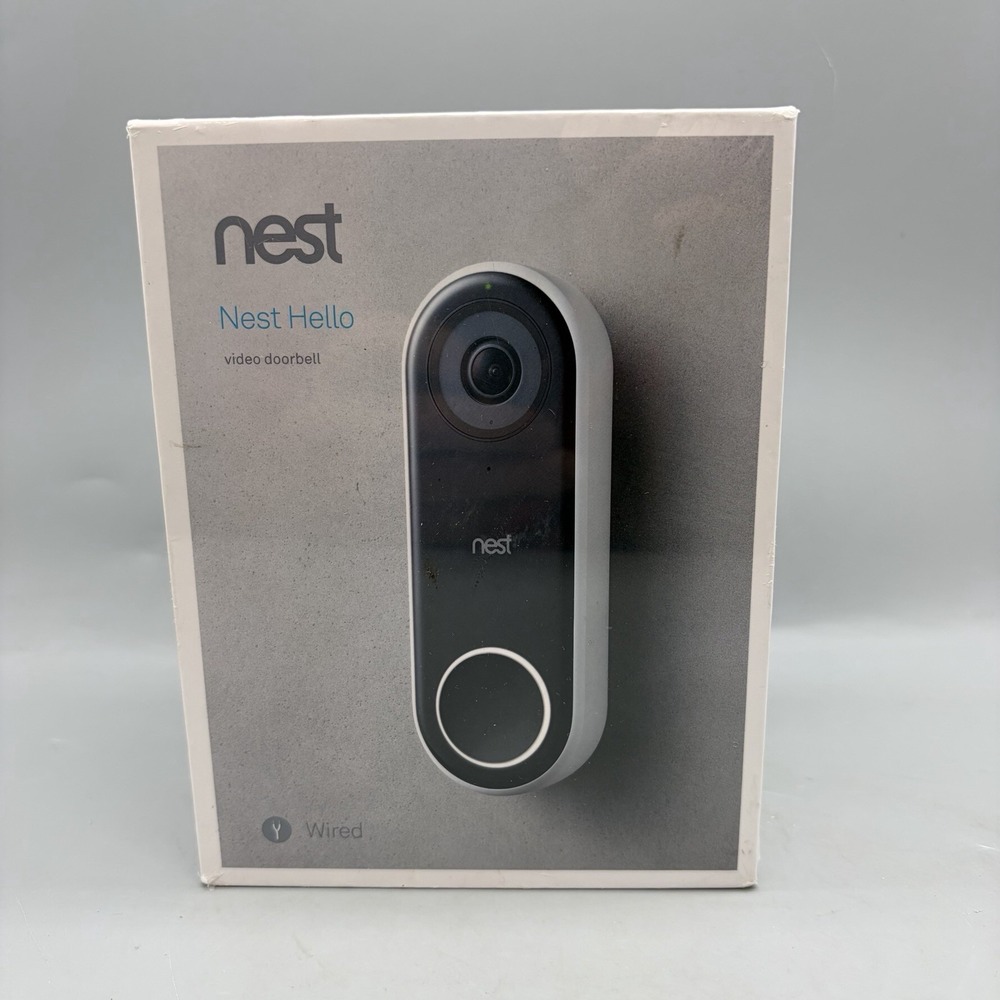 Google Nest Hello WIRED Smart Video Doorbell (NC5100US) - Sealed